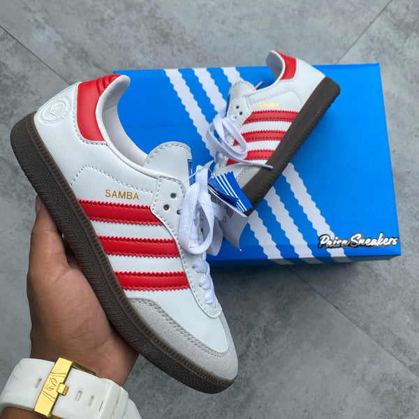 Samba Blanco Rojo